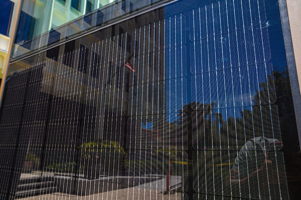 ClearVue solar spandrel high efficiency black spandrel
