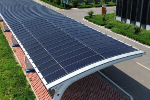 ClearVue Helios Solar Carpark Carport metal backed