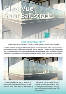 ClearVue Solar Balustrade Datasheet Thumbnail