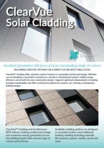 ClearVue Solar Cladding Datasheet Thumbnail