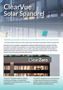 ClearVue Spandrel Datasheet Thumbnail