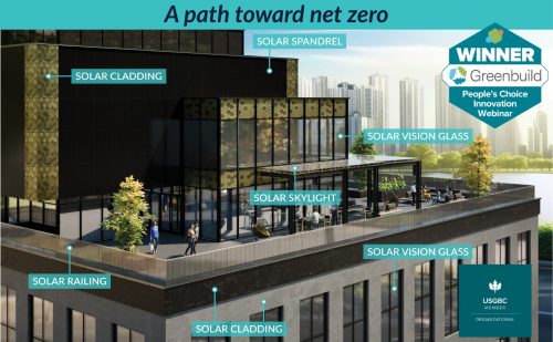 ClearVue was recognized as the top Greenbuild Innovation of 2024 during the People's Choice Event